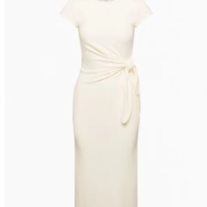 Wilfred Cream Midi Dress
